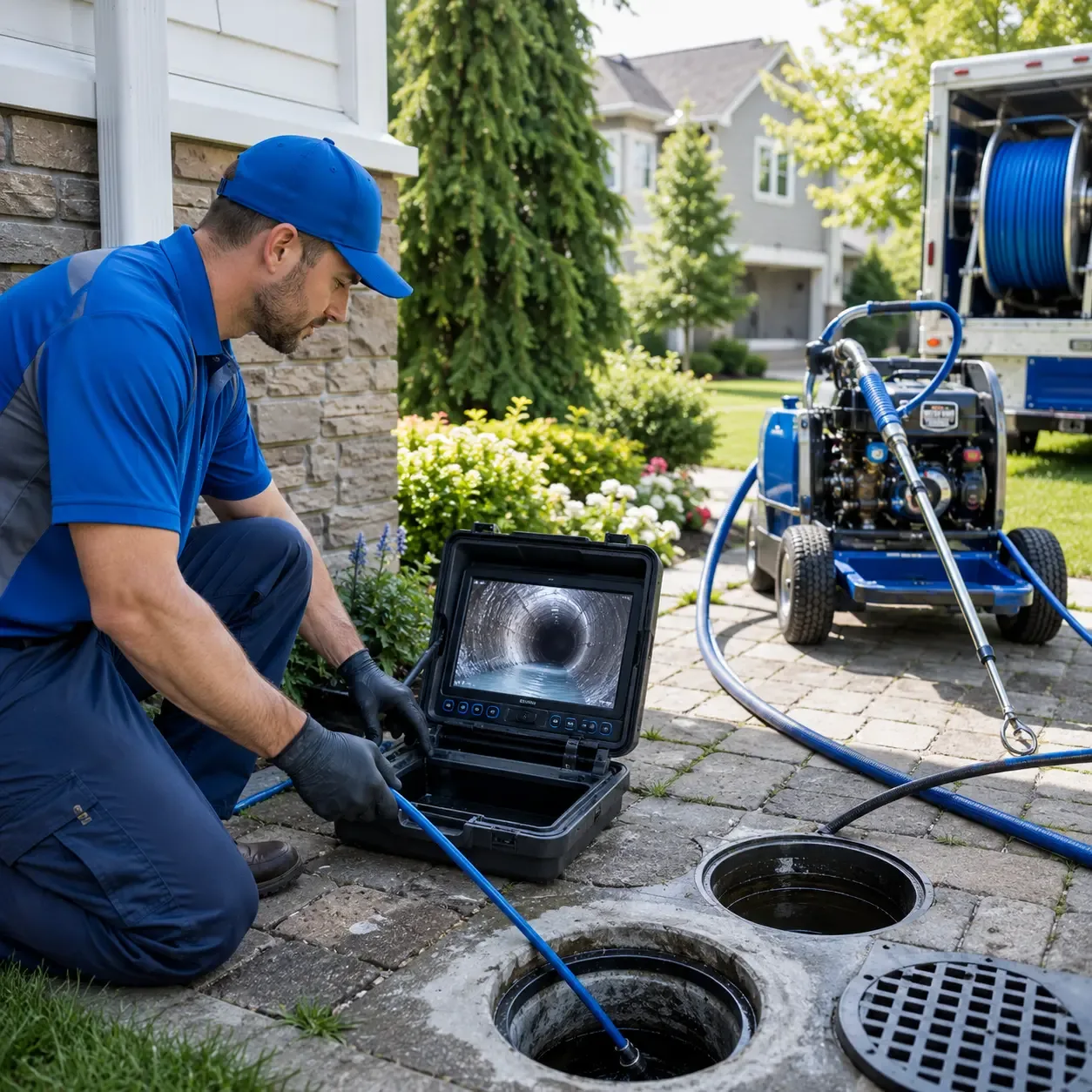 Outdoor drain cleaning professionals serving Lehr, ND